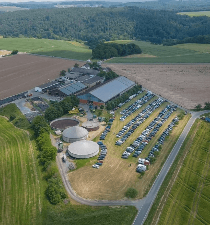 Elkenhof aus der Luft